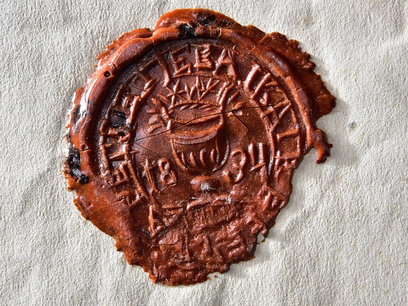 A Barsi Református  Egyházmegye pecsétjeinek lenyomatai