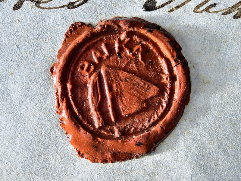 A Barsi Református  Egyházmegye pecsétjeinek lenyomatai