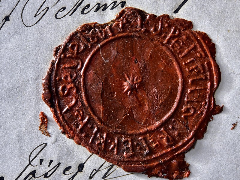 A Barsi Református  Egyházmegye pecsétjeinek lenyomatai