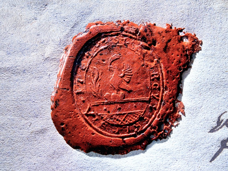 A Barsi Református  Egyházmegye pecsétjeinek lenyomatai