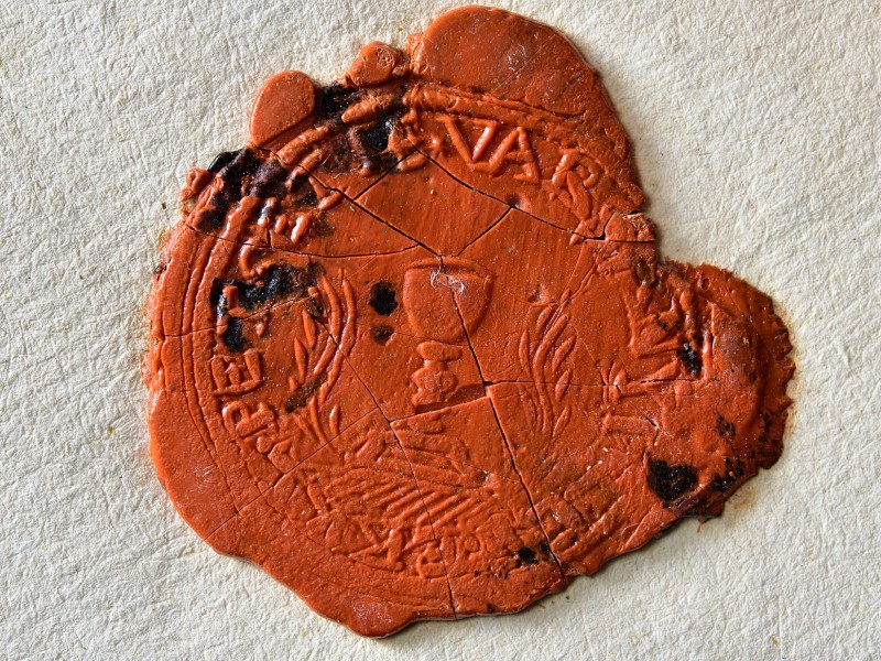 A Barsi Református  Egyházmegye pecsétjeinek lenyomatai