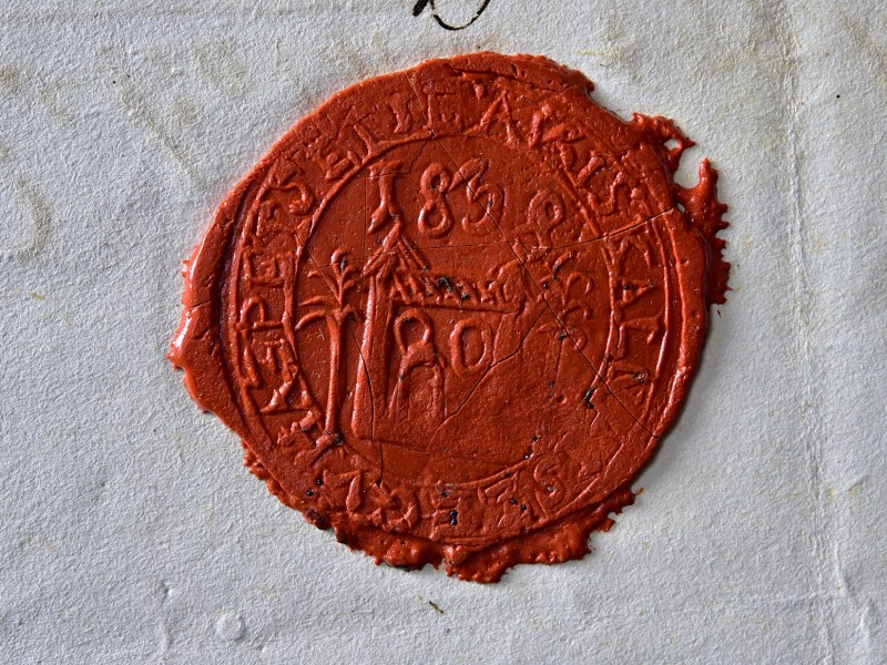 A Barsi Református  Egyházmegye pecsétjeinek lenyomatai