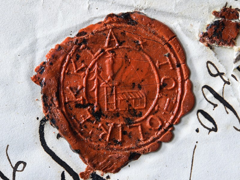 A Barsi Református  Egyházmegye pecsétjeinek lenyomatai