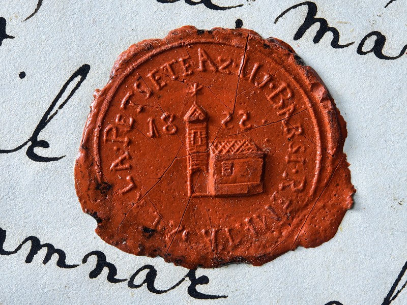 A Barsi Református  Egyházmegye pecsétjeinek lenyomatai