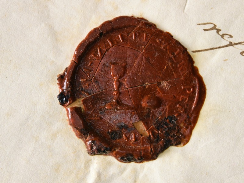 A Komáromi Református Egyházmegye pecsétjeinek lenyomatai