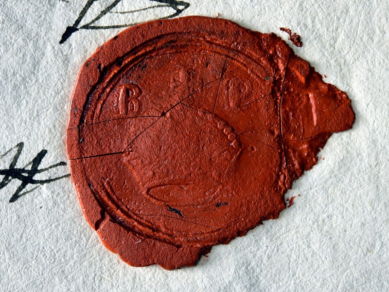 A Komáromi Református Egyházmegye pecsétjeinek lenyomatai