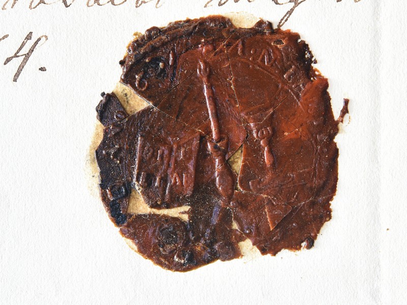 A Komáromi Református Egyházmegye pecsétjeinek lenyomatai