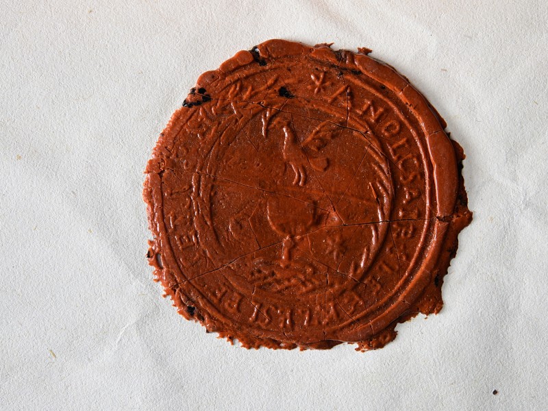 A Komáromi Református Egyházmegye pecsétjeinek lenyomatai