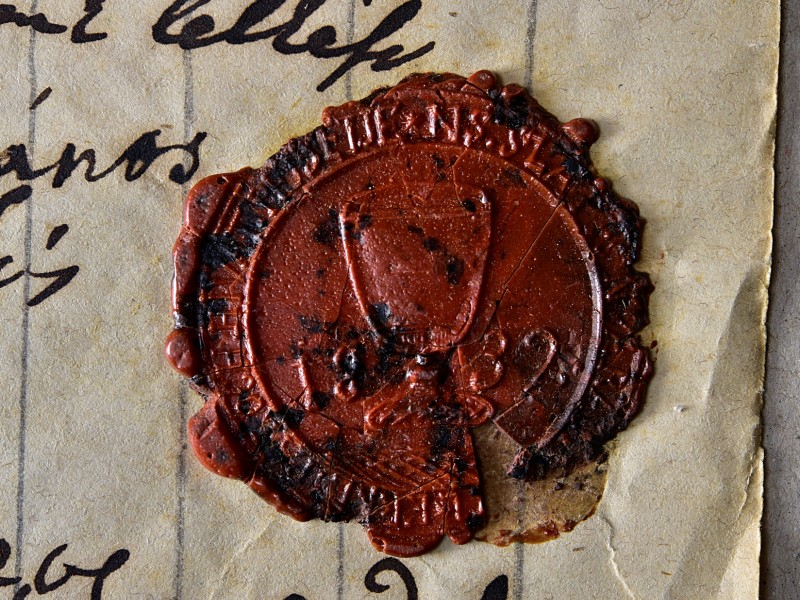 A Komáromi Református Egyházmegye pecsétjeinek lenyomatai